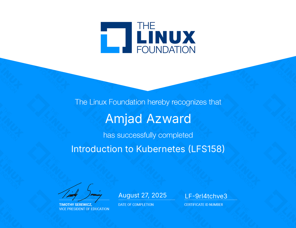 LFS158: Introduction to Kubernetes