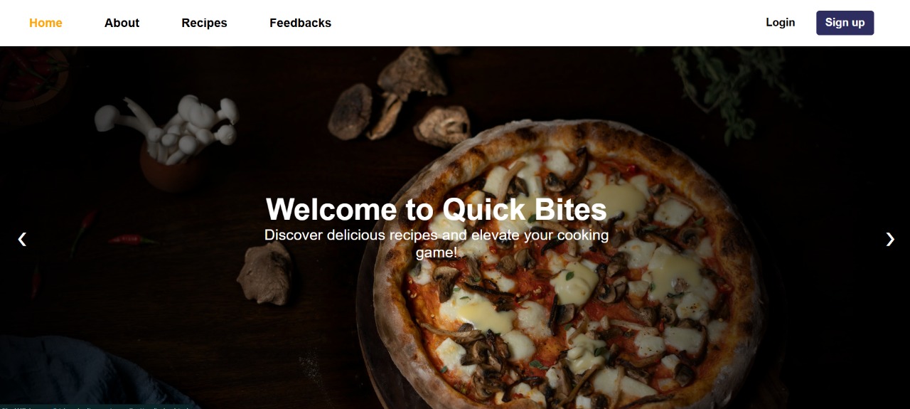 Online Recipe Collection System